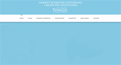Desktop Screenshot of gabinet-thalgo.pl