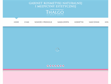 Tablet Screenshot of gabinet-thalgo.pl